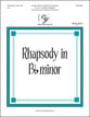 Rhapsody in B-flat minor Handbell sheet music cover
